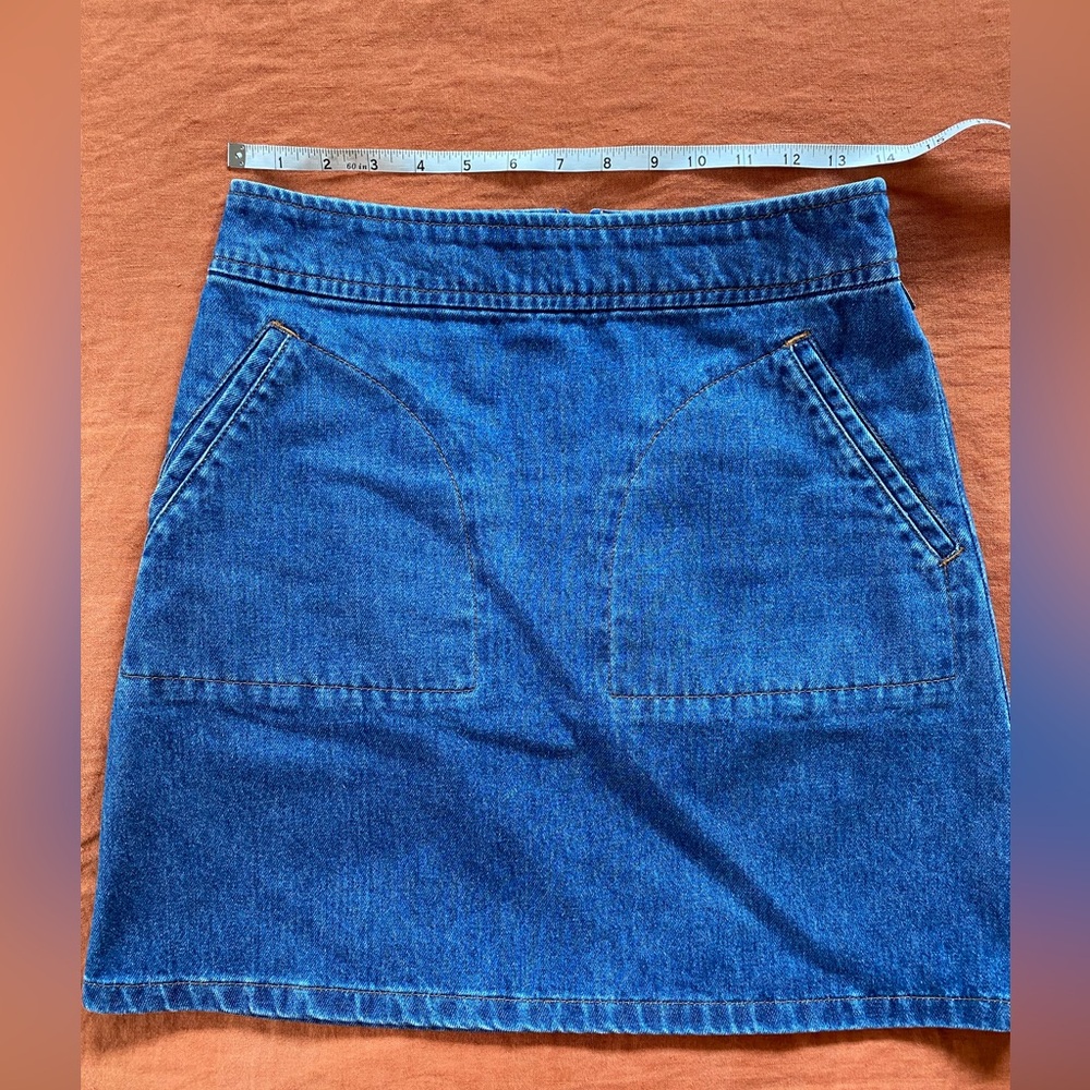 A.P.C Denim Mini-skirt
